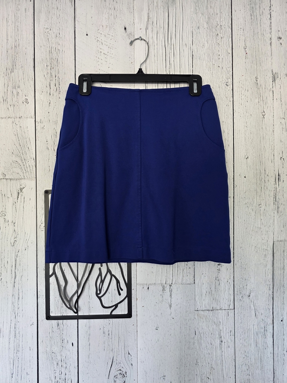 JACOB Royal Blue Stretch Mini Skirt with Pockets Size XS